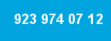 923 974 07 12